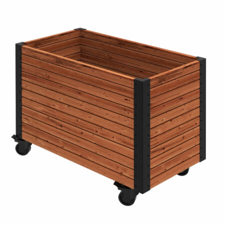 Plus Cubic Living plantekasse m/hjul - ThermoWoodÂ® - 87Ã47Ã65,5 cm - 18354-4